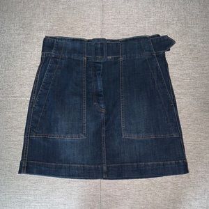 Denim mini skirt